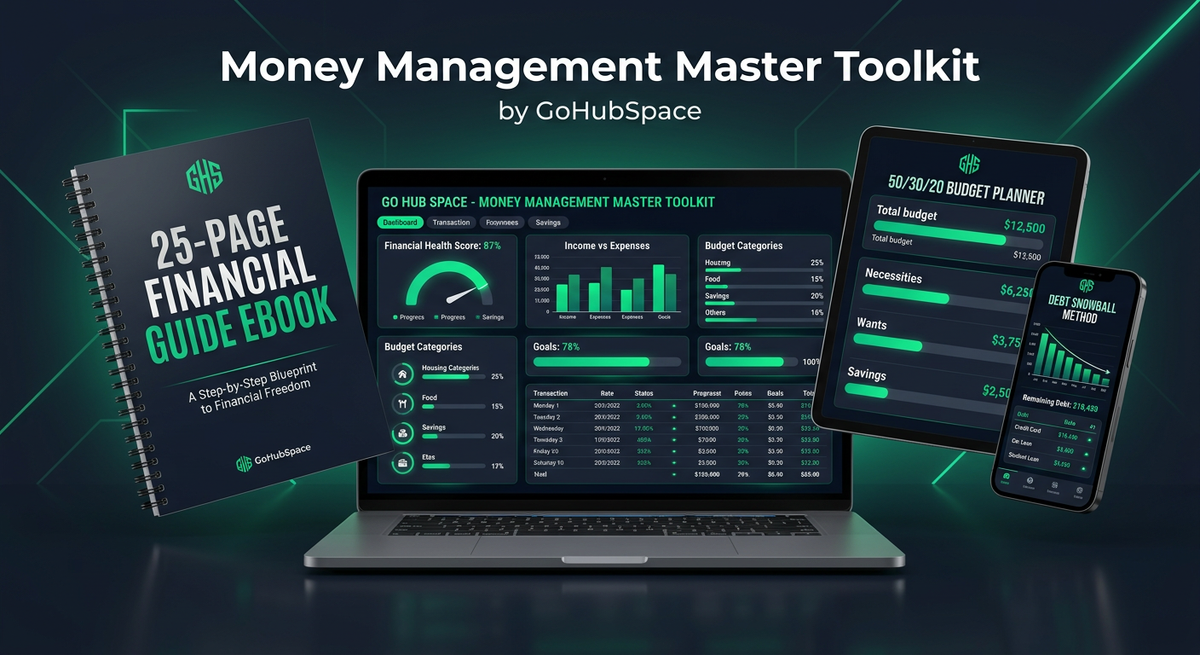 Money Management Made Easy Bundle — Mid-Year Financial Reset Toolkit (Excel, Google Sheets & eBook)
