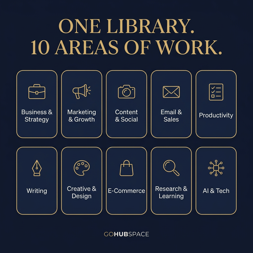 10,000 AI Prompts Library | ChatGPT Prompts for Business, Marketing & Productivity