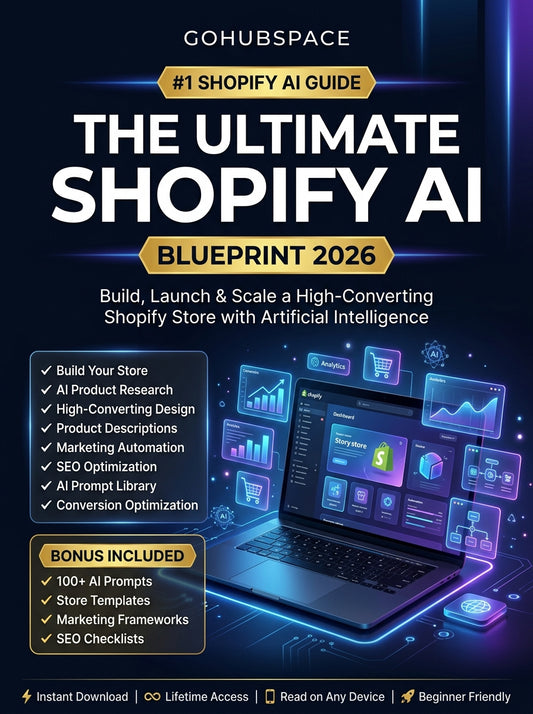 The Ultimate Shopify AI Blueprint 2026  Build, Launch & Scale a High-Converting Shopify Store with Artificial Intelligence