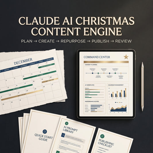 Claude AI Christmas Content Engine | Holiday Planner, Social Media & Email System