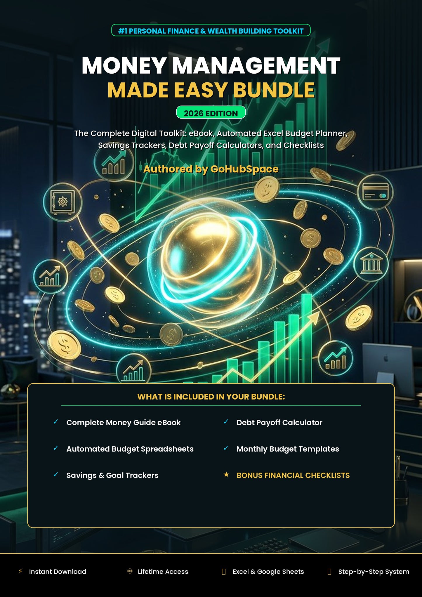 Money Management Made Easy Bundle — Mid-Year Financial Reset Toolkit (Excel, Google Sheets & eBook)