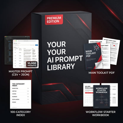 AI Prompt & Workflow Master Bundle | 10,000 AI Prompts and Workflow Builder OS