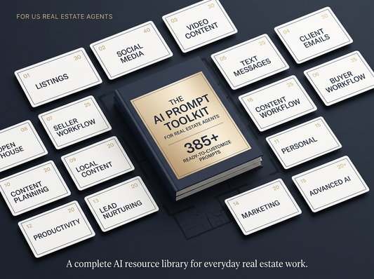 Real Estate AI Prompts | 385+ ChatGPT Prompts for Realtors | Listings, Marketing & Client Communication