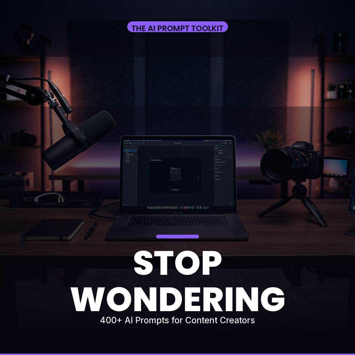 AI Prompts for Content Creators | 400+ Ready-to-Use Prompts | TikTok, YouTube, Instagram & Repurposing