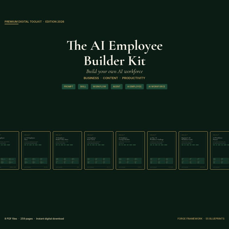 AI Employee Builder Kit, AI Workforce System for Small Business